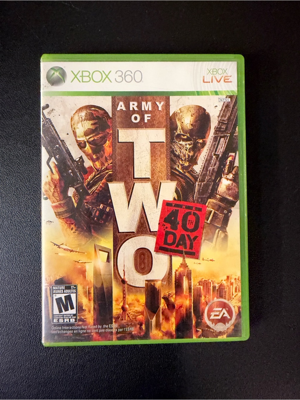 Army of Two: The 40th Day (Microsoft Xbox 360, 2011) CIB